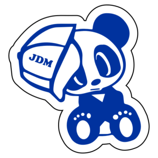 JDM Hat Panda Sticker (Blue)